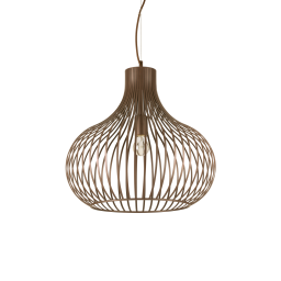 205304 Lampa wisząca onion sp1 d48 brown Ideal Lux - Mega RABATY w koszyku %