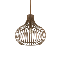 205298 Lampa wisząca onion sp1 d38 brown Ideal Lux - Mega RABATY w koszyku %