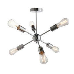 79469 Lampa wisząca Rubens 6  semi flush Endon - rabaty 25% w koszyku