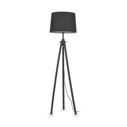 121437 Lampa stojąca york pt1 black Ideal Lux - Mega RABATY w koszyku %