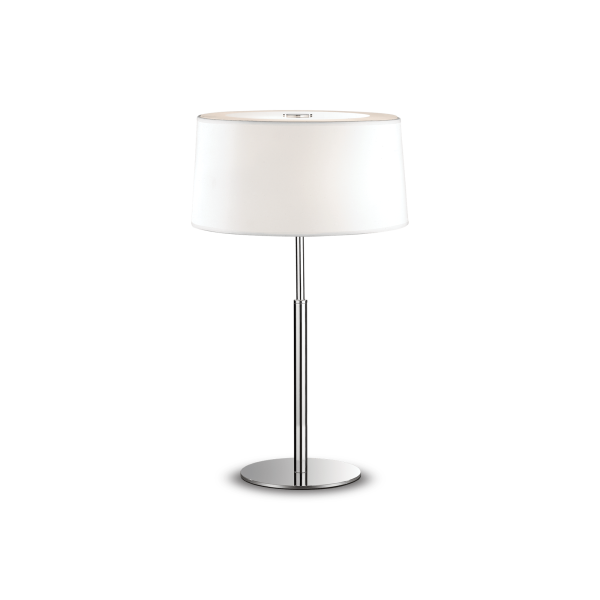 075532 Lampa stołowa hilton tl2 white Ideal Lux - Mega RABATY w koszyku %