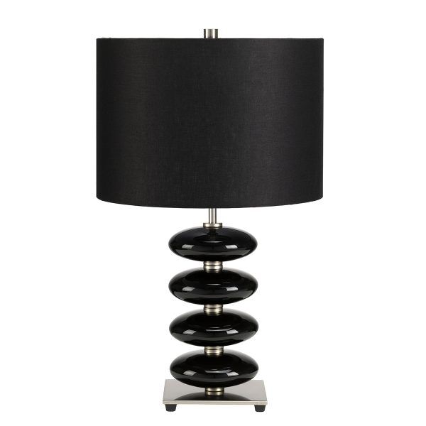 ONYX-TL-BLK Lampa stołowa Onyx 1 – czarna Elstead - Mega RABATY w koszyku %