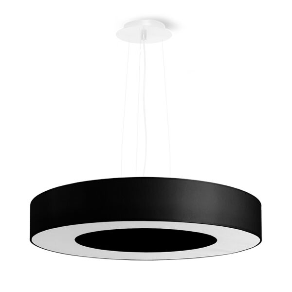 SL.0750 Żyrandol SATURNO SLIM 50 czarny Sollux Lighting - Mega RABATY W KOSZYKU %