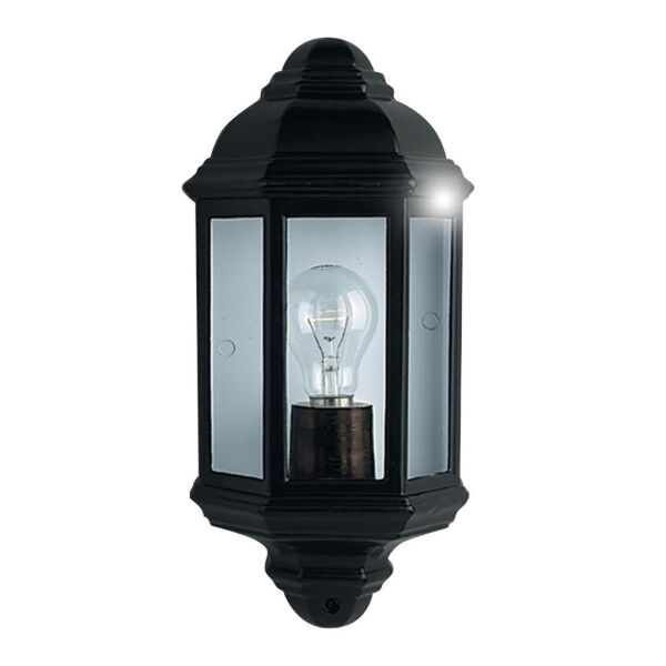 280BK Maine zewnętrzny & Porch Flush Kinkiet - czarny Searchlight