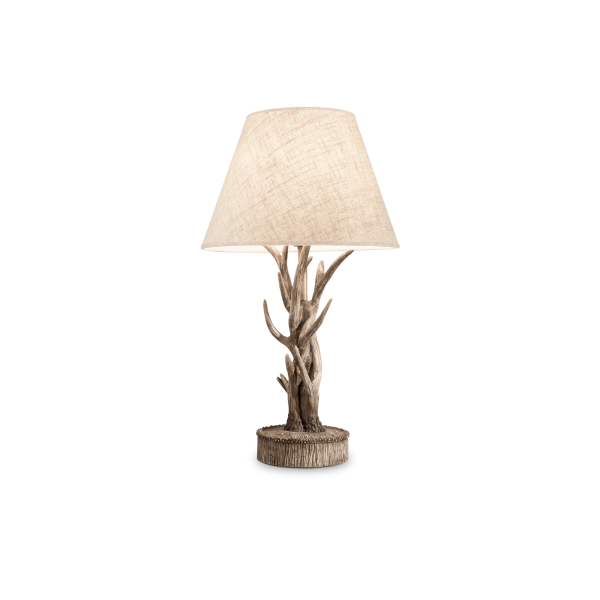 128207 Lampa stołowa chalet tl1 beige Ideal Lux - Mega RABATY w koszyku %