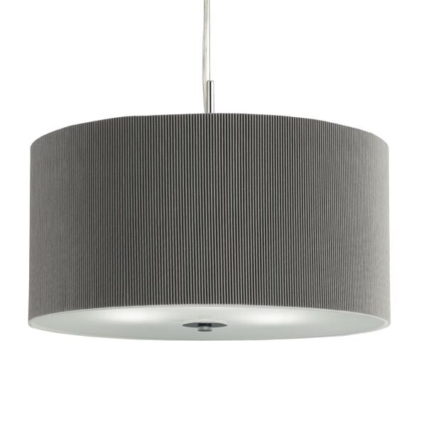 2356-60SI Drum 3Lt Pleat Lampa wisząca - Pleated Fabric Searchlight