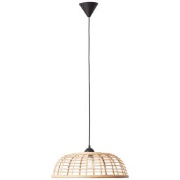 99190/06 Lampa wisząca Crosstown 47cm drewno jasne / czarne