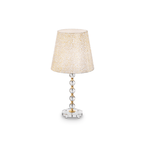 077758 Lampa stołowa queen tl1 big gold Ideal Lux - Mega RABATY w koszyku %