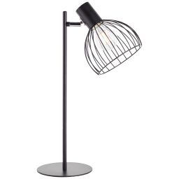 93084/06 Blacky Lampa stołowa czarny mat Brilliant