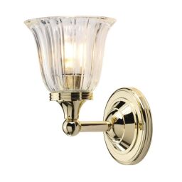 BATH-AUSTEN1-PB Lampa ścienna Austen 1 One Light – polerowany mosiądz Elstead - Mega RABATY w koszyku %