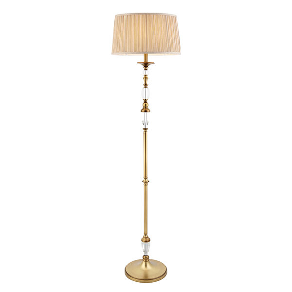 70811 Polina antique brass 1lt lampa stojąca Interiors1900 - rabaty 25% w koszyku