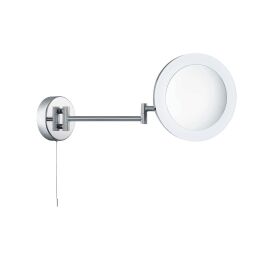 1456CC Magnifying łazienkowy Mirror - Chrome & Frosted szkło, IP44 Searchlight