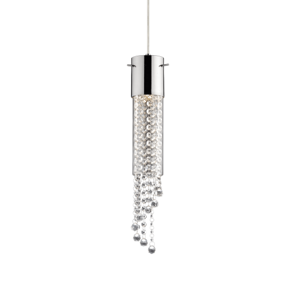 089669 Lampa wisząca gocce sp1 chrome Ideal Lux - Mega RABATY w koszyku %