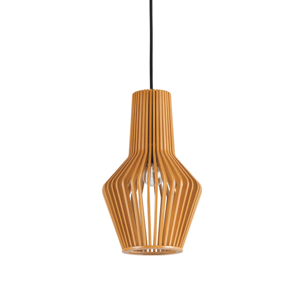 159843 Lampa wisząca citrus-1 sp1 wood Ideal Lux - Mega RABATY w koszyku %