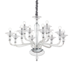 213484 Lampa wisząca danieli sp12 clear Ideal Lux - Mega RABATY w koszyku %