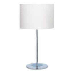 EU6550CC-1 Carter Lampa stołowa - Chrome Base & Fabric Shade Searchlight