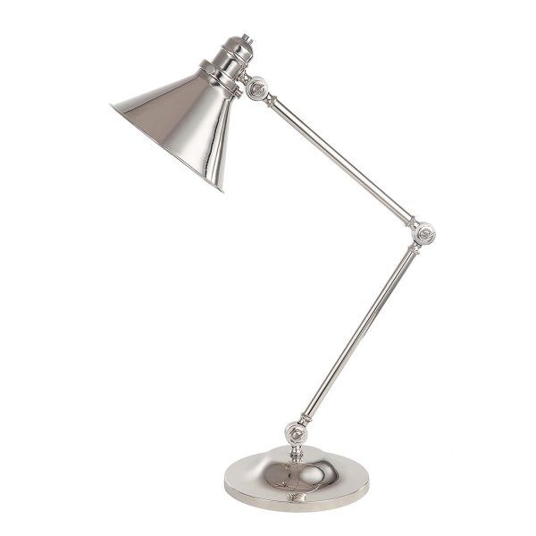 PV-TL-PN Lampa stołowa Provence 1 Light – polerowany nikiel Elstead - Mega RABATY w koszyku %