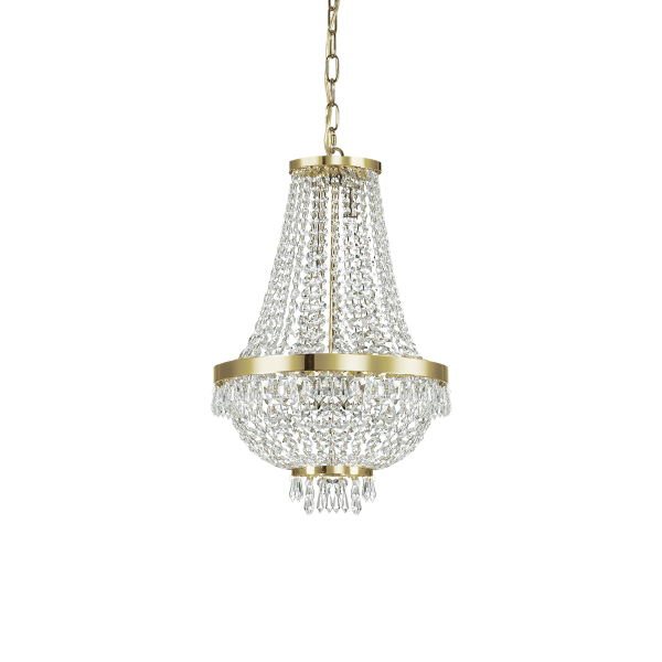 114729 Lampa wisząca caesar sp6 gold Ideal Lux - Mega RABATY w koszyku %