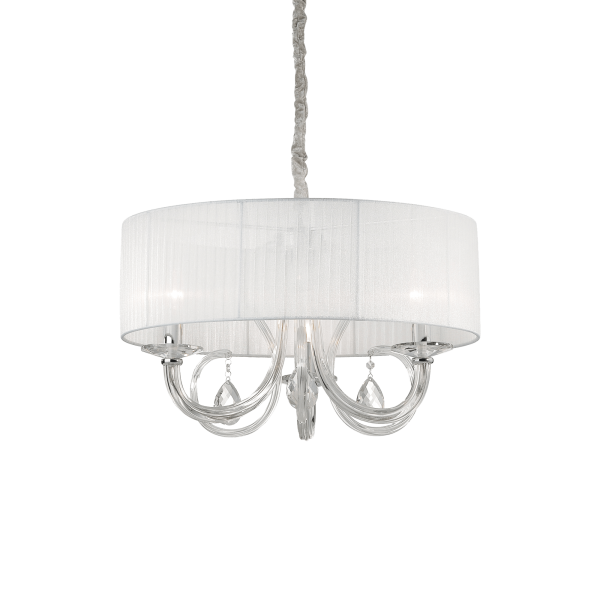 035840 Lampa wisząca swan sp3 white Ideal Lux - Mega RABATY w koszyku %