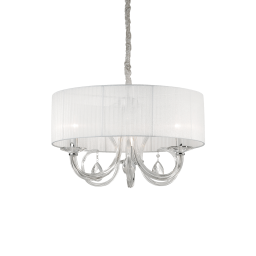 035840 Lampa wisząca swan sp3 white Ideal Lux - Mega RABATY w koszyku %