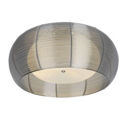 61180/15 Relaksująca lampa sufitowa 50 cm chrom / biały