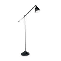 003528 Lampa stojąca newton pt1 black Ideal Lux - Mega RABATY w koszyku %