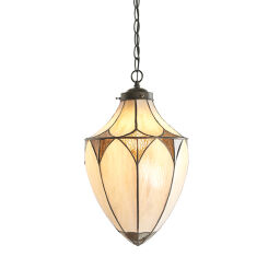 63974 Tiffany Brooklyn 1lt lampa wisząca Interiors1900 - rabaty 25% w koszyku