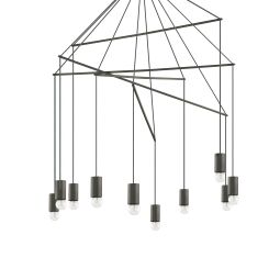 158860 Lampa wisząca pop sp10 black Ideal Lux od ręki