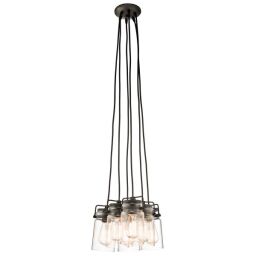 KL-BRINLEY6-OZ lampa wisząca Brinley 6 Light – Olde Bronze Elstead - Mega RABATY w koszyku %