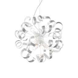 101613 Lampa wisząca vortex sp6 silver Ideal Lux - Mega RABATY w koszyku %