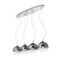 149561 Lampa wisząca nemo plus sp4 fade chrome Ideal Lux - Mega RABATY w koszyku %