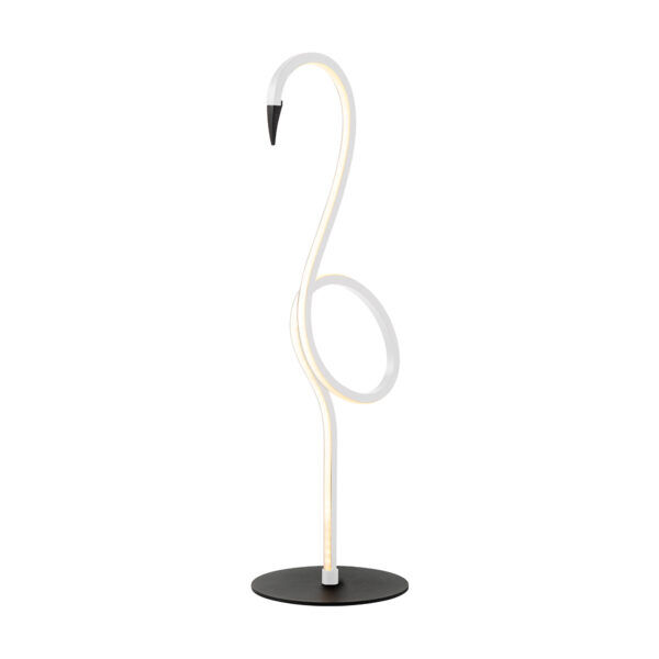 FLAMINGO-TL-WHT Lampa stołowa LED Flamingo – Biała Elstead - Mega RABATY w koszyku %