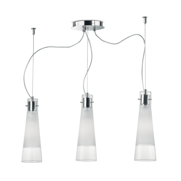 033952 Lampa wisząca kuky sp3 clear Ideal Lux - Mega RABATY w koszyku %