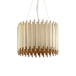 208817 Lampa wisząca pan sp5 gold Ideal Lux - Mega RABATY w koszyku %