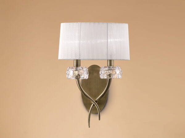 4734 Lampa wisząca MANTRA LOEWE ANTIQUE BRASS 4734 Mantra - Mega RABATY w koszyku %