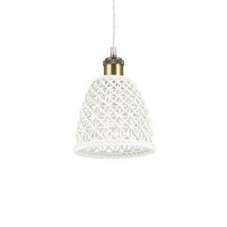 206820 Lampa wisząca lugano sp1 d18 white Ideal Lux - Mega RABATY w koszyku %