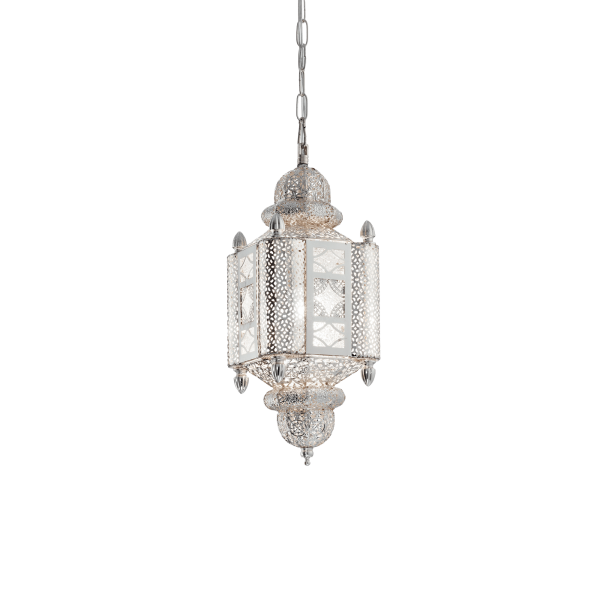 138343 Lampa wisząca nawa-2 sp1 silver Ideal Lux - Mega RABATY w koszyku %