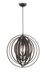 305900126 LAMPA WISZĄCA BOOLAN BRĄZ  - Mega RABATY W KOSZYKU %