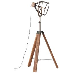 92640/46 Matrix Wood lampa podłogowa statyw czarna stal