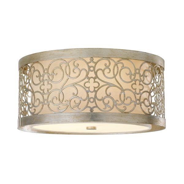 FE-ARABESQUE-F Arabesque 2 Light Flush Light Elstead - Mega RABATY w koszyku %