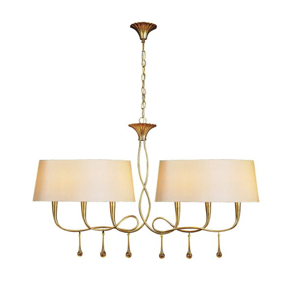 3541 Lampa wisząca MANTRA PAOLA GOLD 3541 Mantra - Mega RABATY w koszyku %