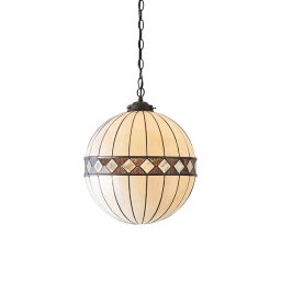 67045 Tiffany Fargo 1lt lampa wisząca Interiors1900 - rabaty 25% w koszyku