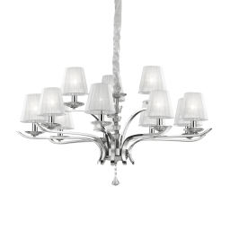 066431 Lampa wisząca pegaso sp12 white Ideal Lux - Mega RABATY w koszyku %