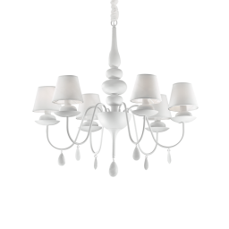 035581 Lampa wisząca blanche sp6 white Ideal Lux - Mega RABATY w koszyku %