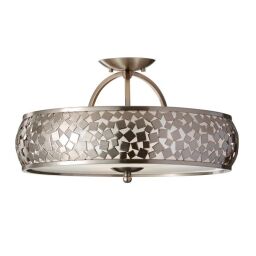 FE-ZARA-SF Zara 3 Light Semi-Flush Light Elstead - Mega RABATY w koszyku %