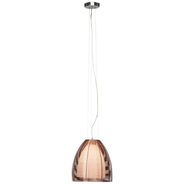 61171/53 Lampa wisząca Relax 30cm brąz / chrom