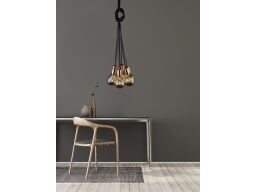 9746 LAMPA WISZĄCA CABLE BLACK/COPPER 7--rabaty 15% w koszyku