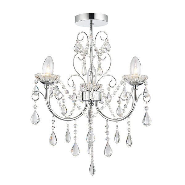 61251 Lampa łazienkowa Tabitha 3  semi flush Endon - rabaty 25% w koszyku