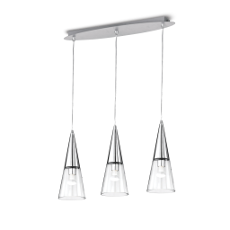 112367 Lampa wisząca cono sp3 chrome Ideal Lux - Mega RABATY w koszyku %