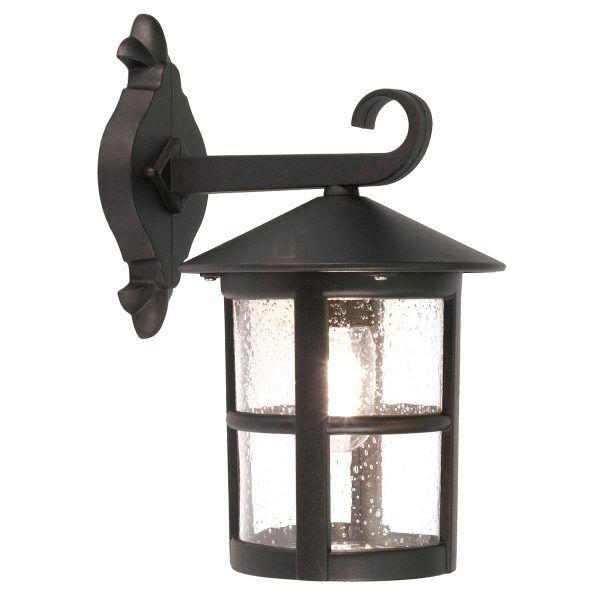 BL21-G-BLACK Hereford 1 Light Grande Wall Down Lantern Elstead - Mega RABATY w koszyku %